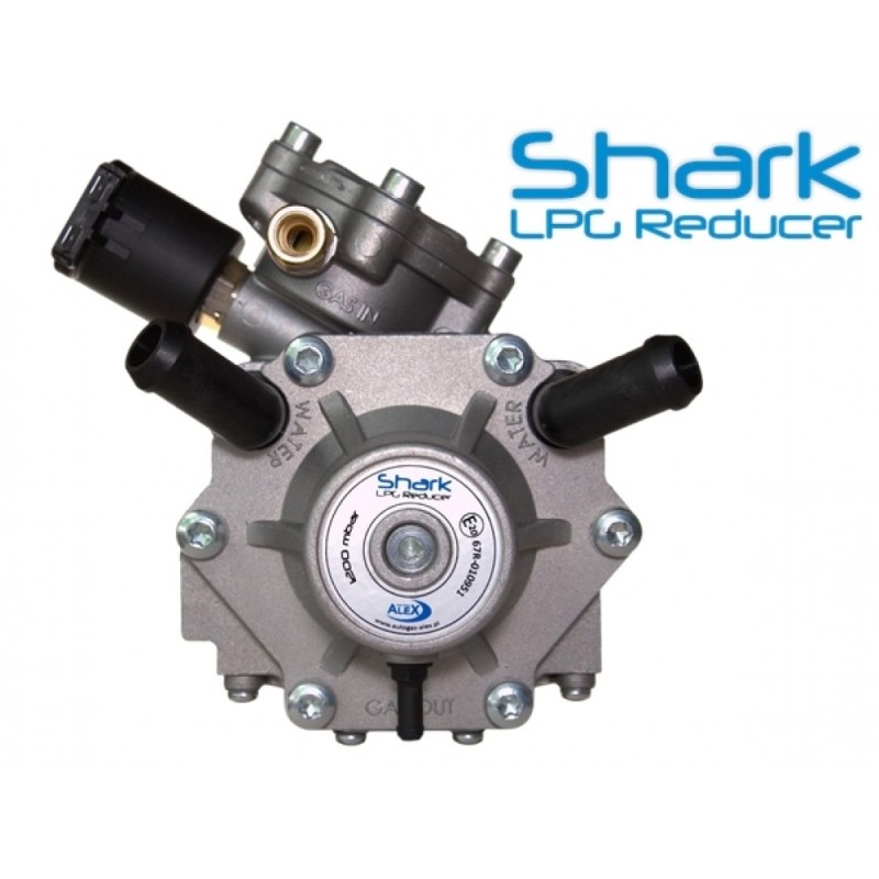 Газовый пропановый редуктор SHARK 1200 mbar 112 kW 150 л.с. c ЭМК